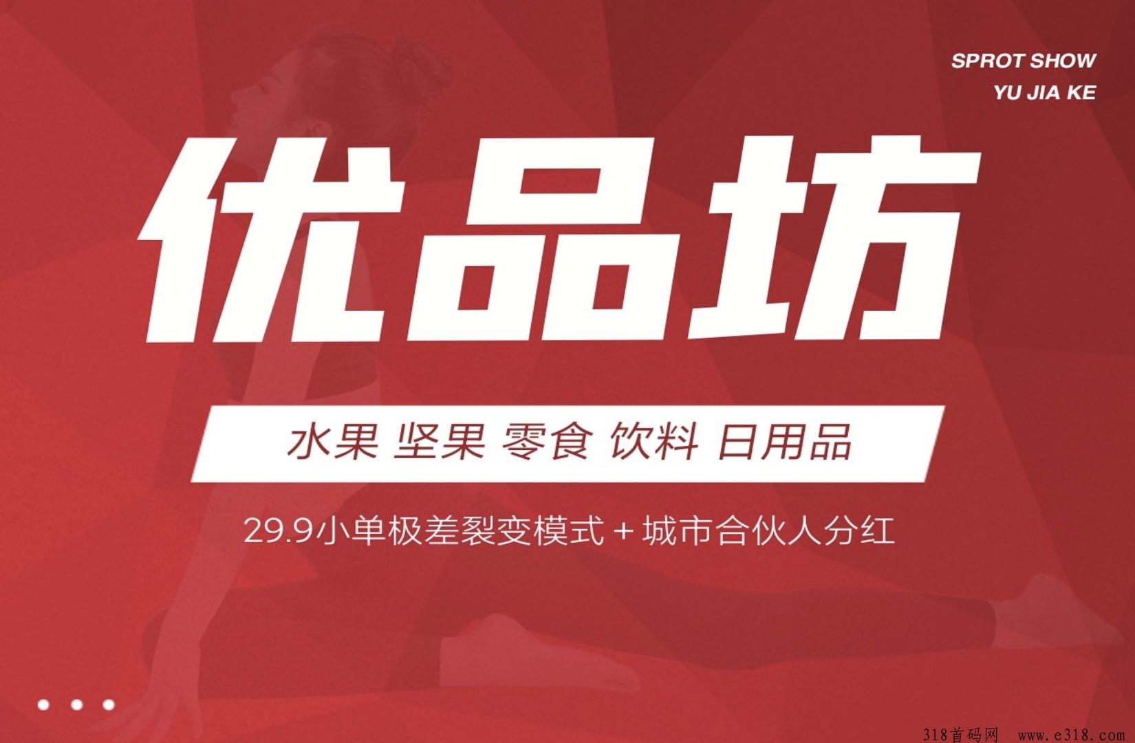 优品坊对接首批合伙人，预计即将上线，扶持拉满