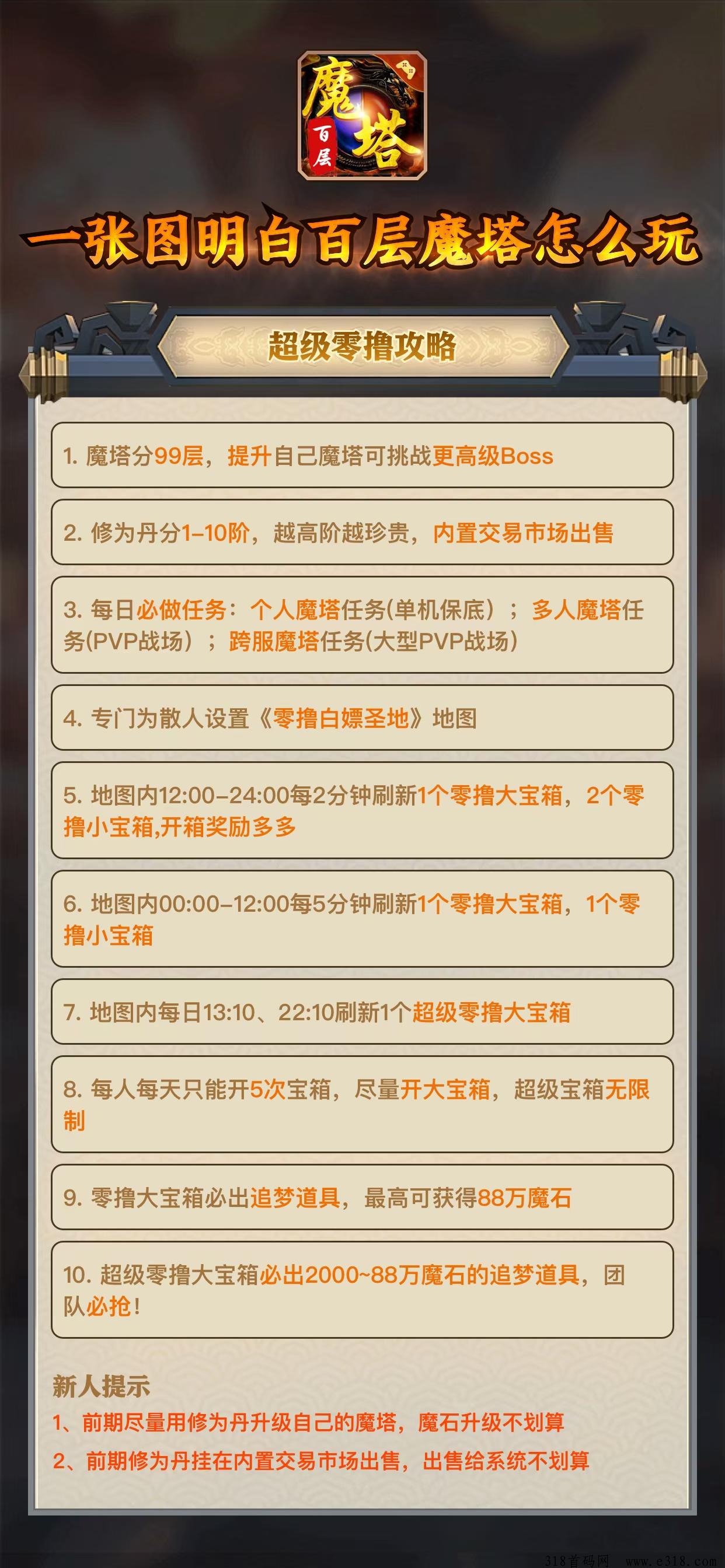百层魔塔首码对接