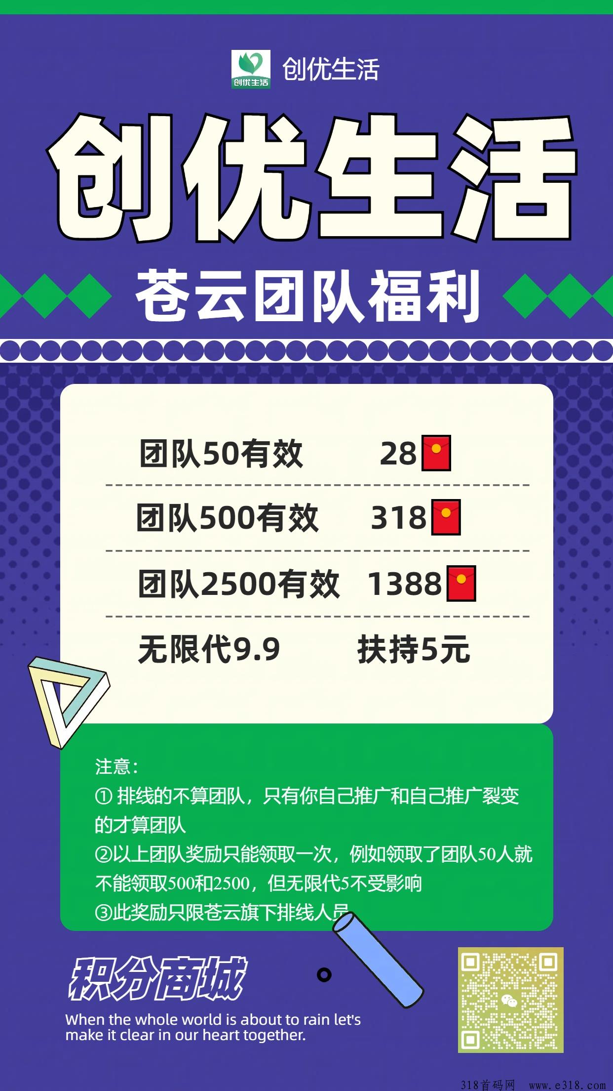 创优生活，卷轴项目
