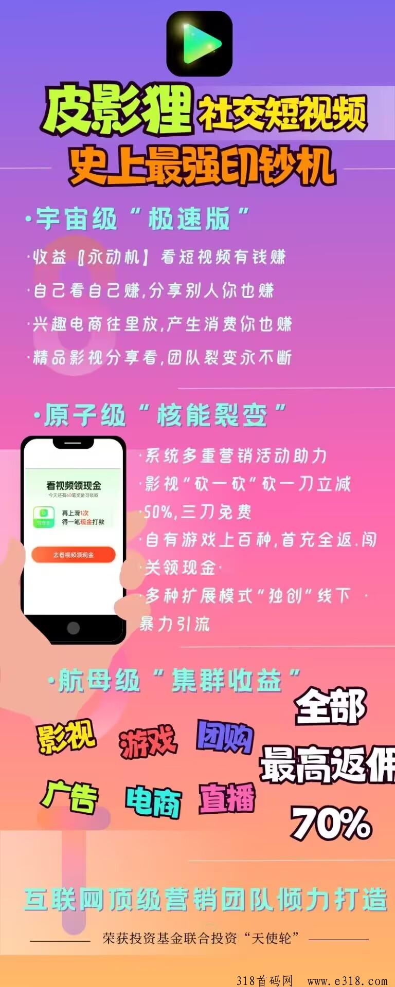 皮影狸预注册，刷视频得收益，0撸绿色项目