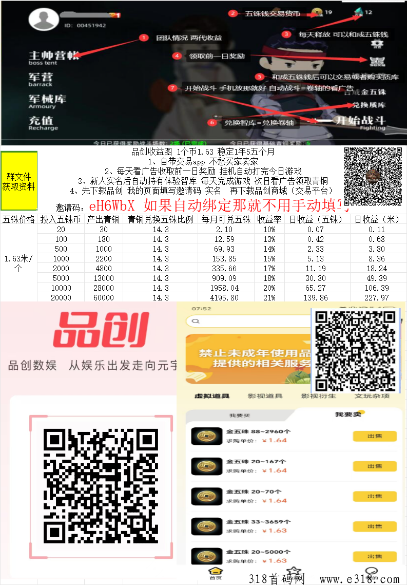 品创游戏，稳定2年，自动打完今日游戏