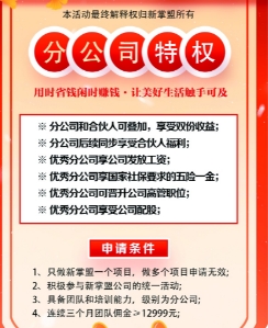 新掌盟首码，国庆之后即将上线，公司一期拿出现金做市场，首批城市合伙人限时招募！