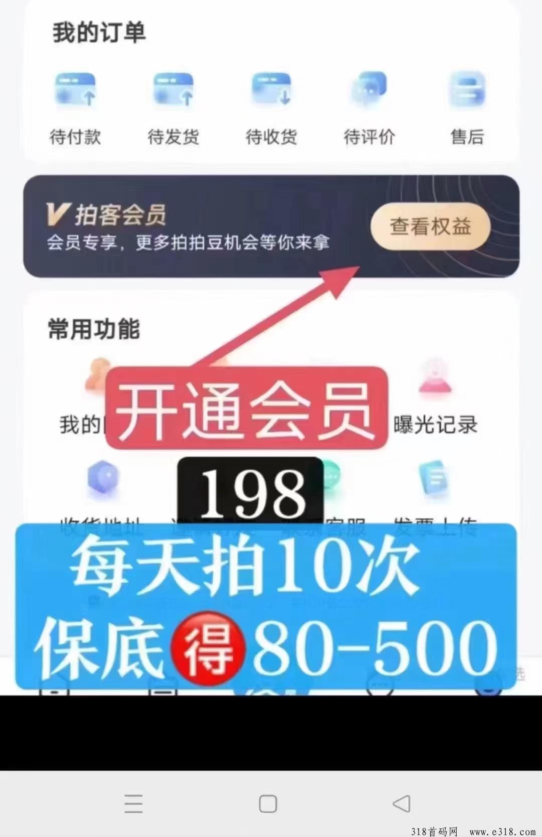 违拍拍简介，全网首码对接模式制度解析(附邀请码)