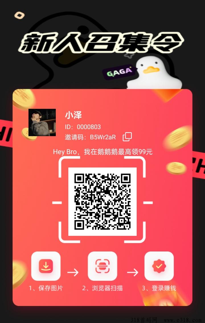 鹅鹅鹅，首码已上线