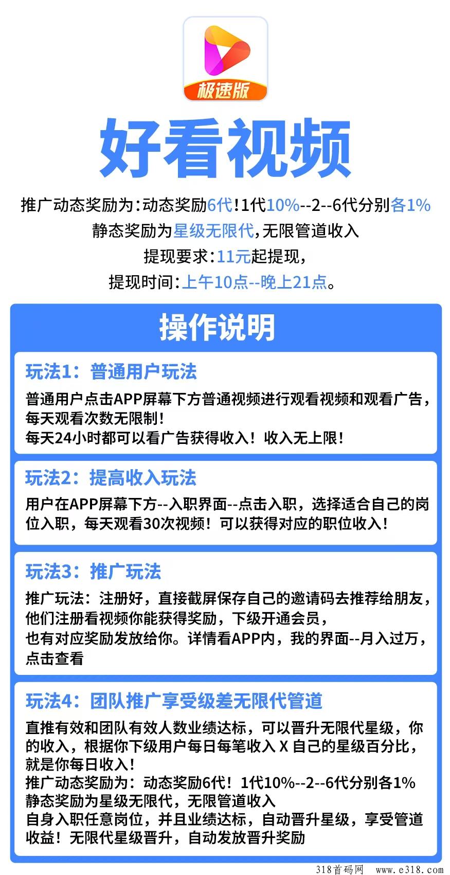 好看短视频，多劳多得