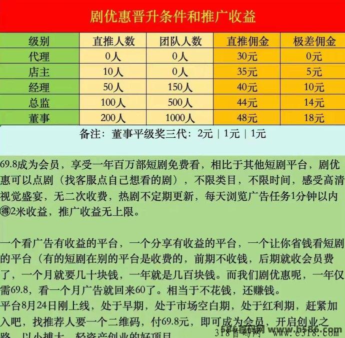 剧优惠看广告赚零花，免费解锁精品短剧！