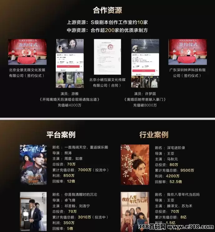 三七鱼娱短剧全生态事业（投流+版权）