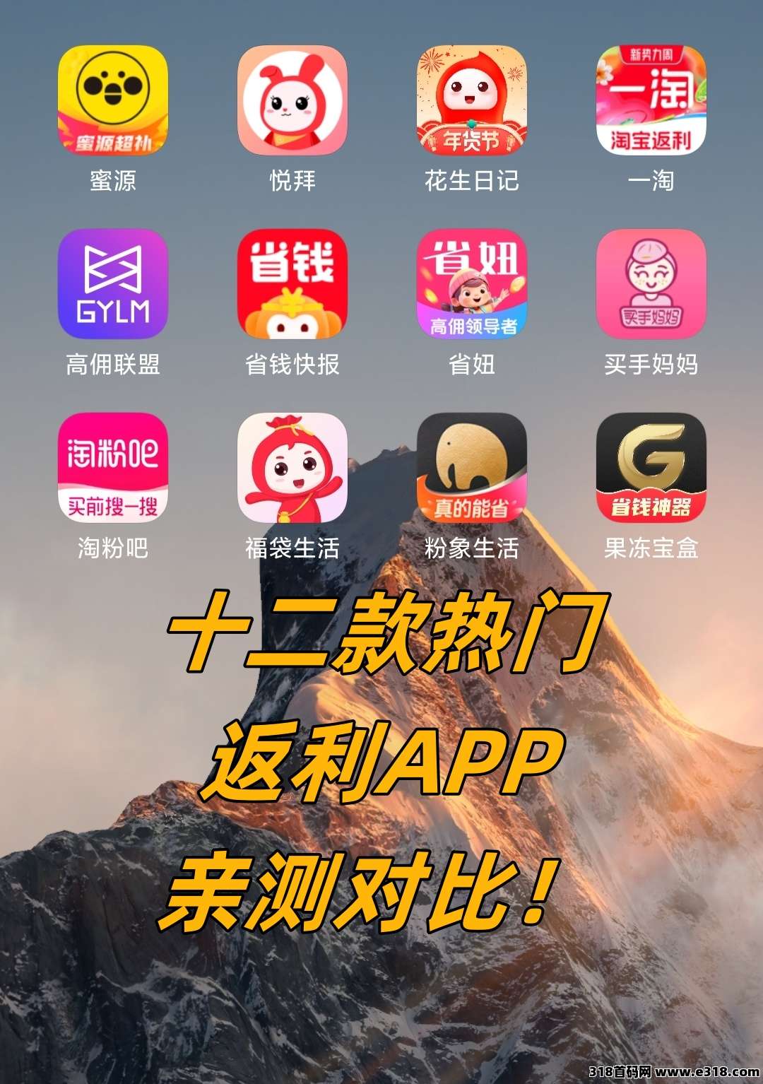 省妞APP，2025十二款热门返利APP对比，为何它是省钱之王