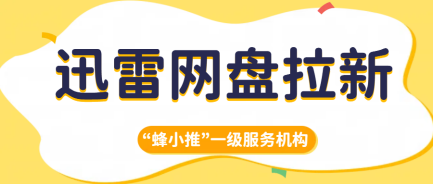 蜂小推，搞定授权，轻松开启迅雷网盘推广之路