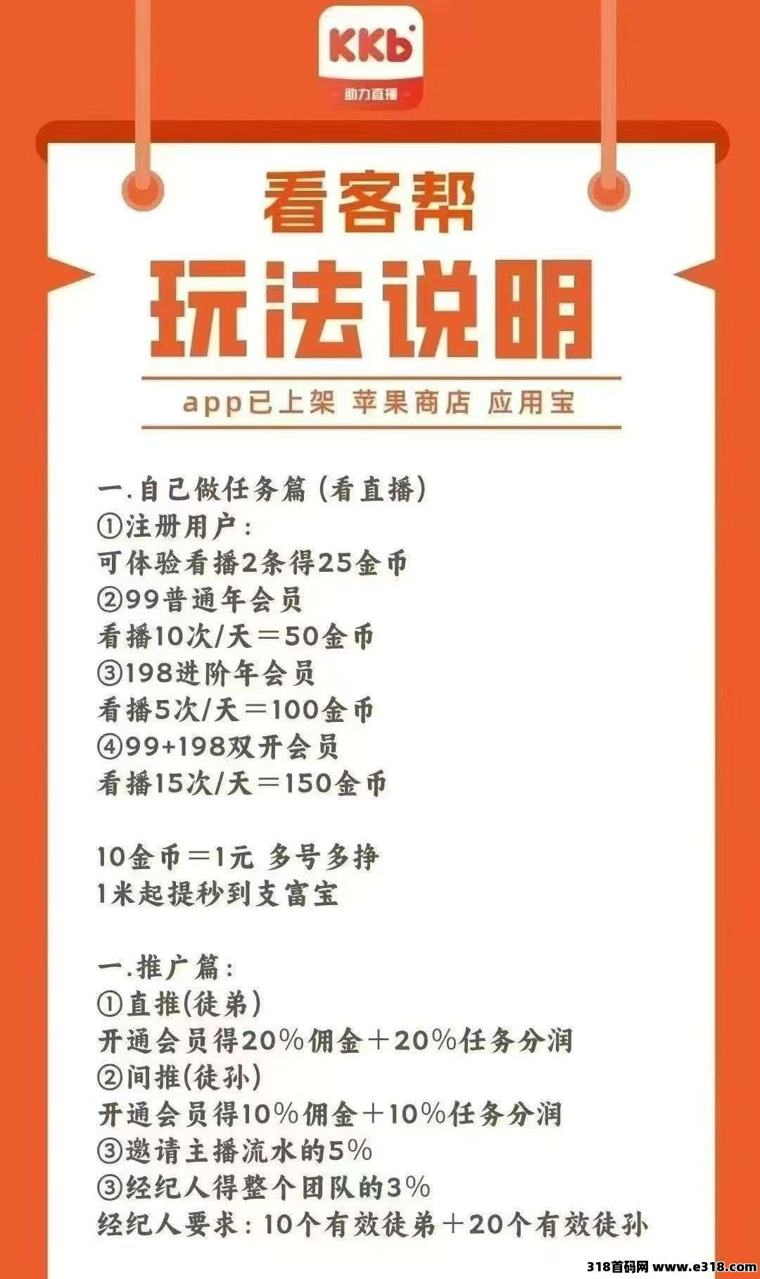 【看客帮】2025黑马项目首码，每天5分钟保底