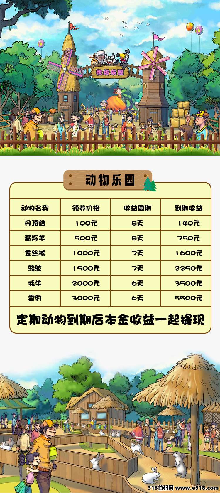 牧场乐园，预热明天上线送零撸福利，有兴趣提前对接，有扶持拉满