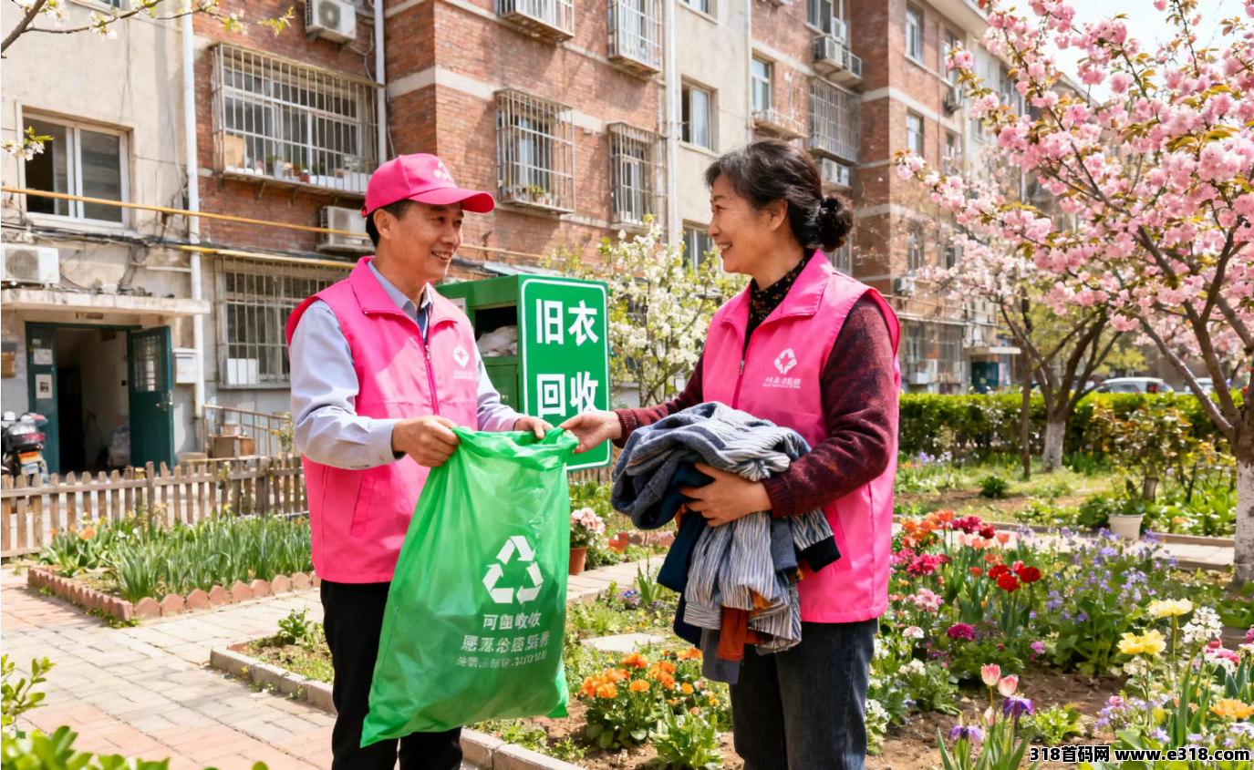 铛铛一下，旧衣回收项目，让财富流通到普通人手里
