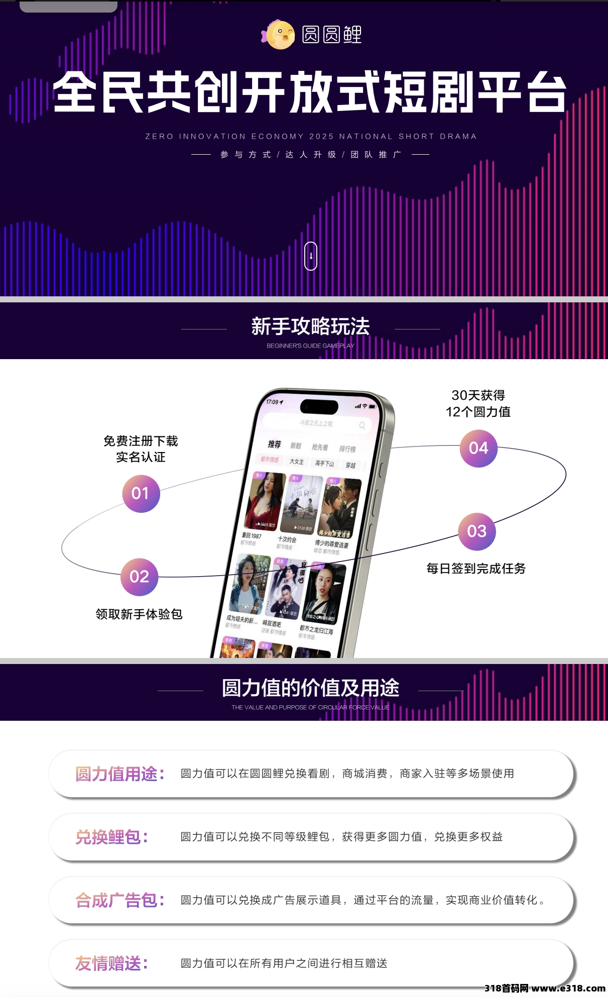 首码刚出圆圆鲤，APP即将上线，现在开始推广嗦粉，大家赶紧扫码注册