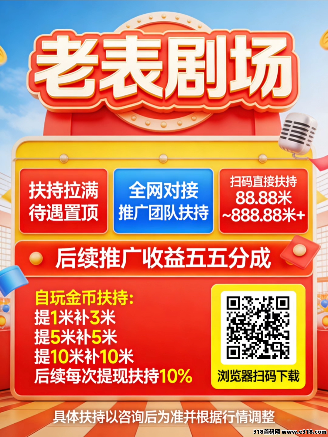 首码老表剧场，高额扶持，不养机保底收益高