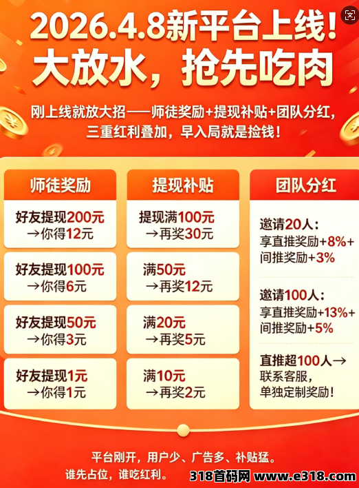 古文盒子，刚上线就大放水！师徒奖励+提现补贴+团队**，早进一天多赚三天