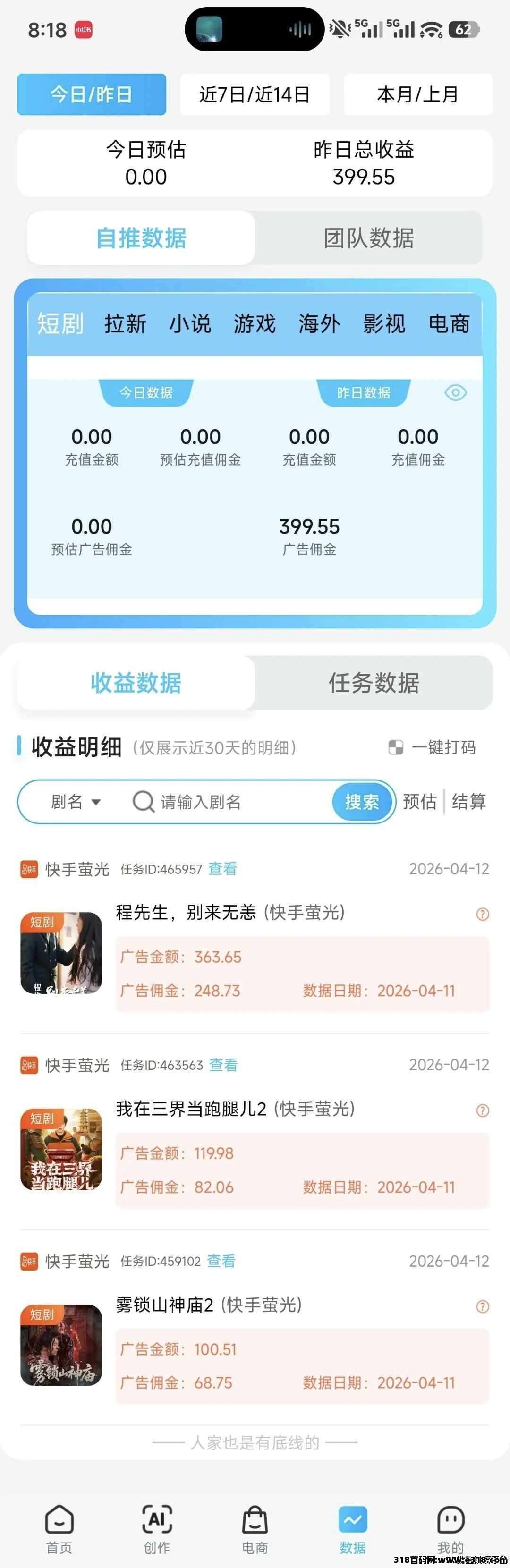 王牌智媒，新短剧项目