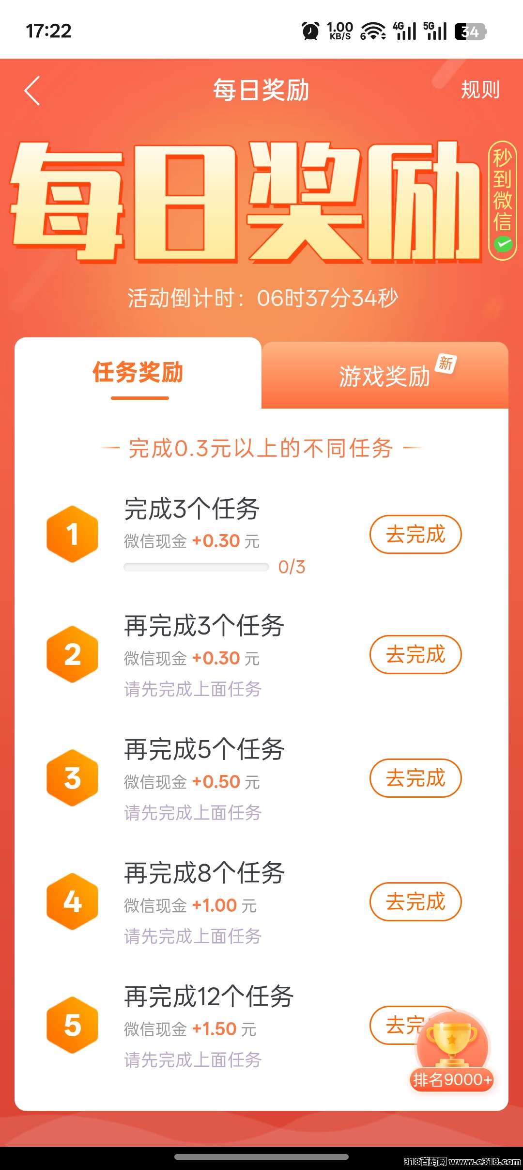 零花首选趣闲赚，多任务收益模式，空闲时间挣零花首选之地