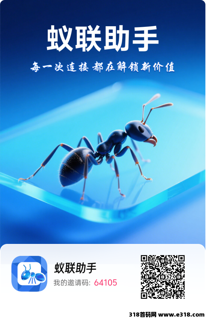 蚁联助手，玩的来