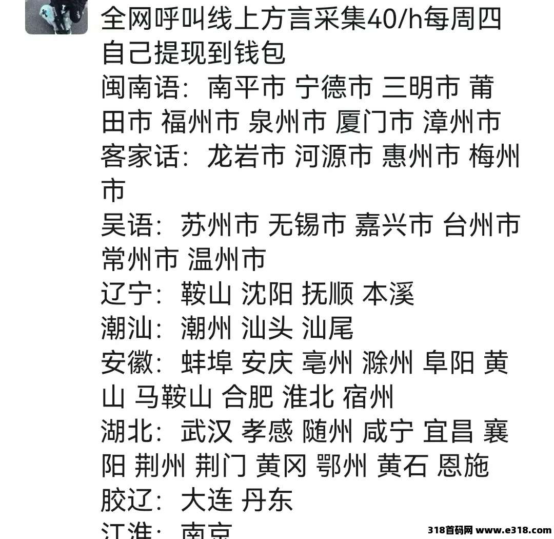 方言录制第3期，0撸首码项目