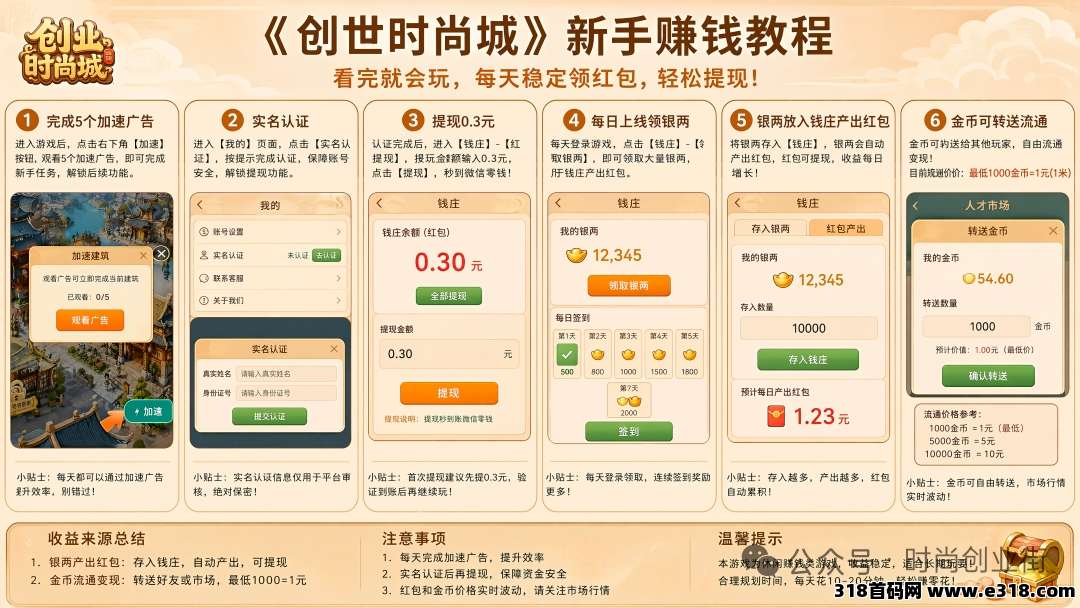 首码时尚创业街，0撸**，限时福利大放送
