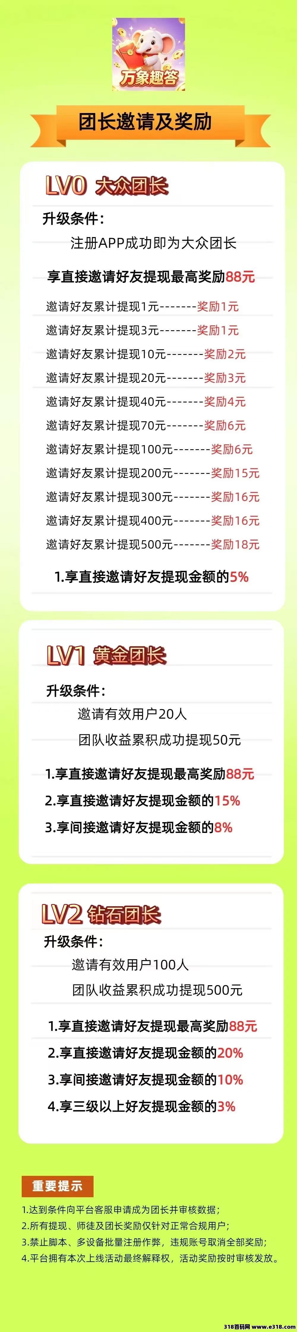 详细阅读:首码(万象趣答)重磅上线可开团 首码(万象趣答)重磅上线可开团