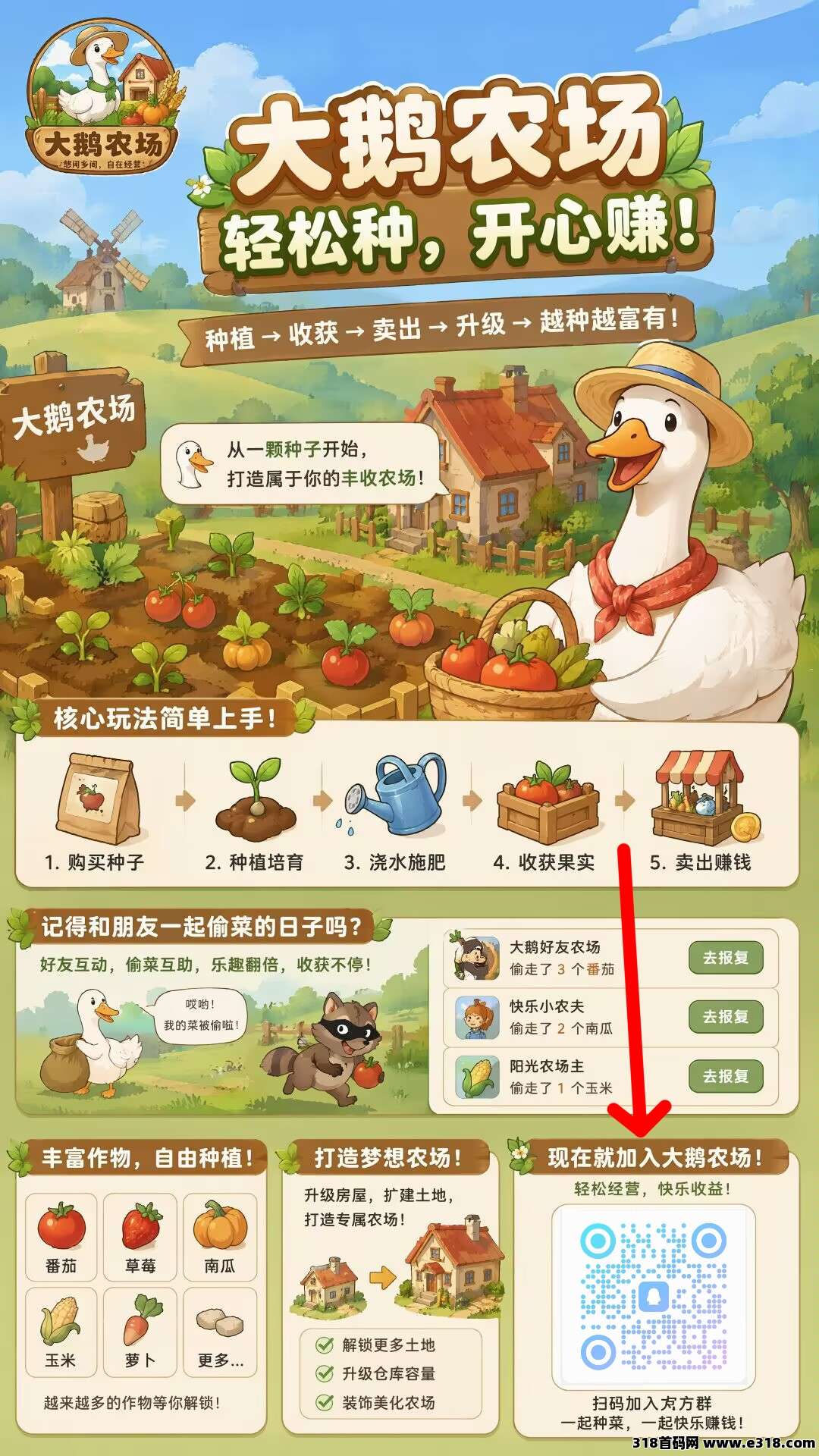 新项目大鹅农场，预计即将上线