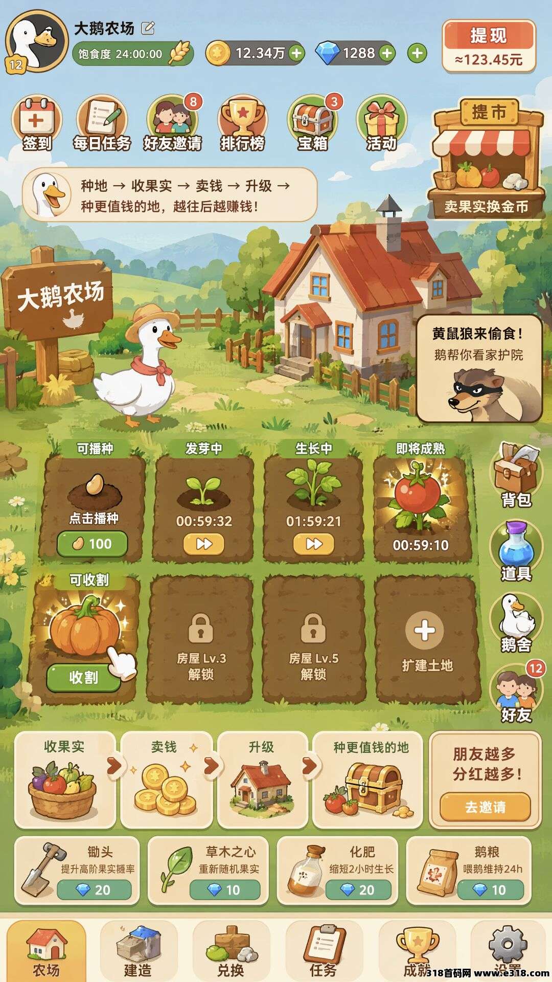 新项目大鹅农场，扶持政策拉满