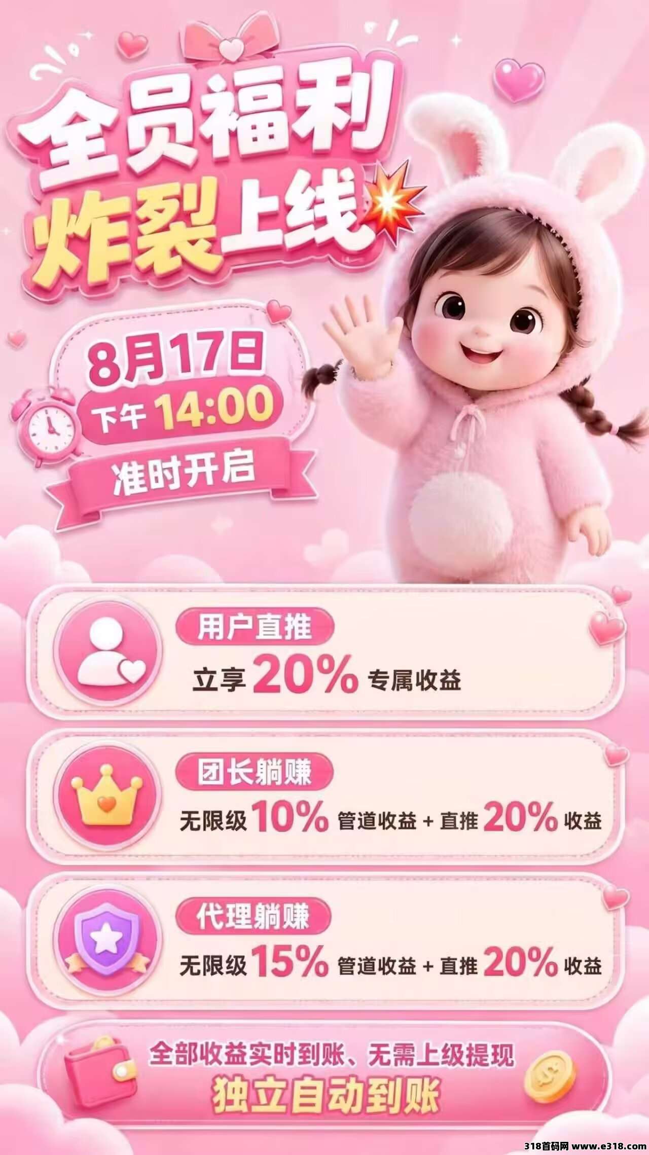 粉宝二台首码上线，对接大小团队长，福利拉满
