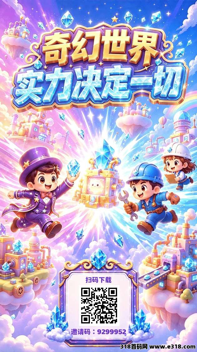 首码O撸（奇幻世界）上线了速度注册下载