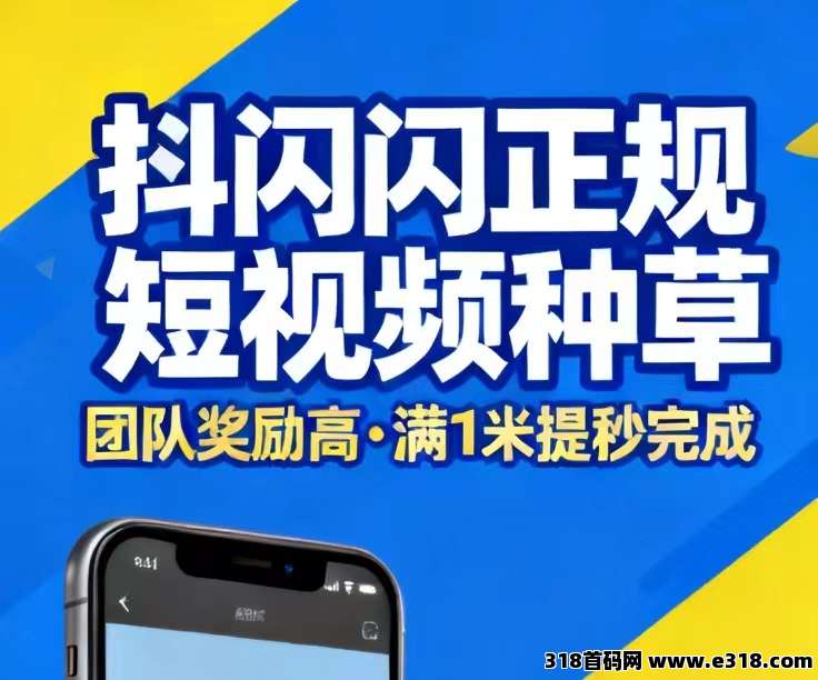 抖闪闪全新上线，抖闪闪最新介绍，副业首选