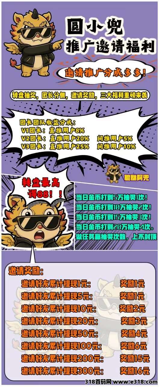 圆小兜，顶包收益