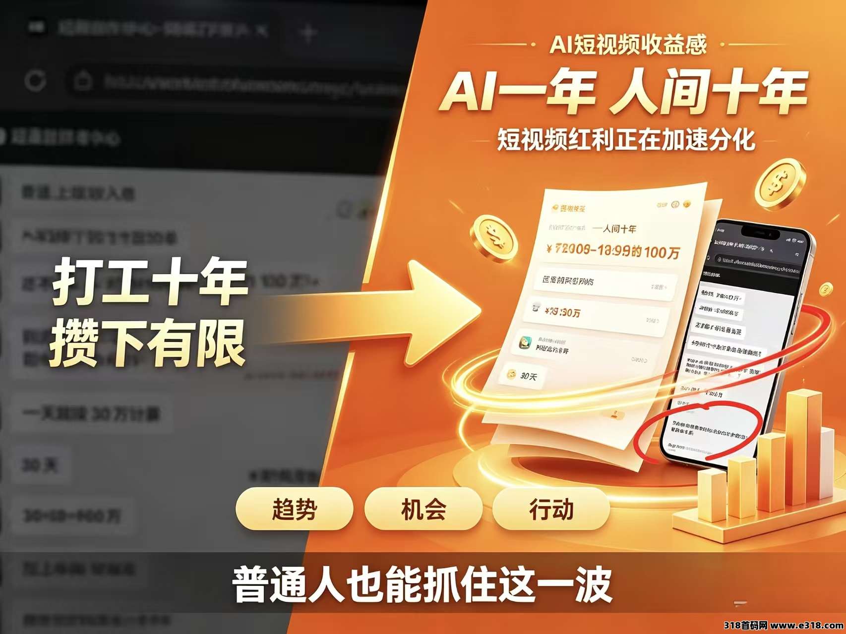 首码炽城AI短视频自媒体风口红利期持续高收益