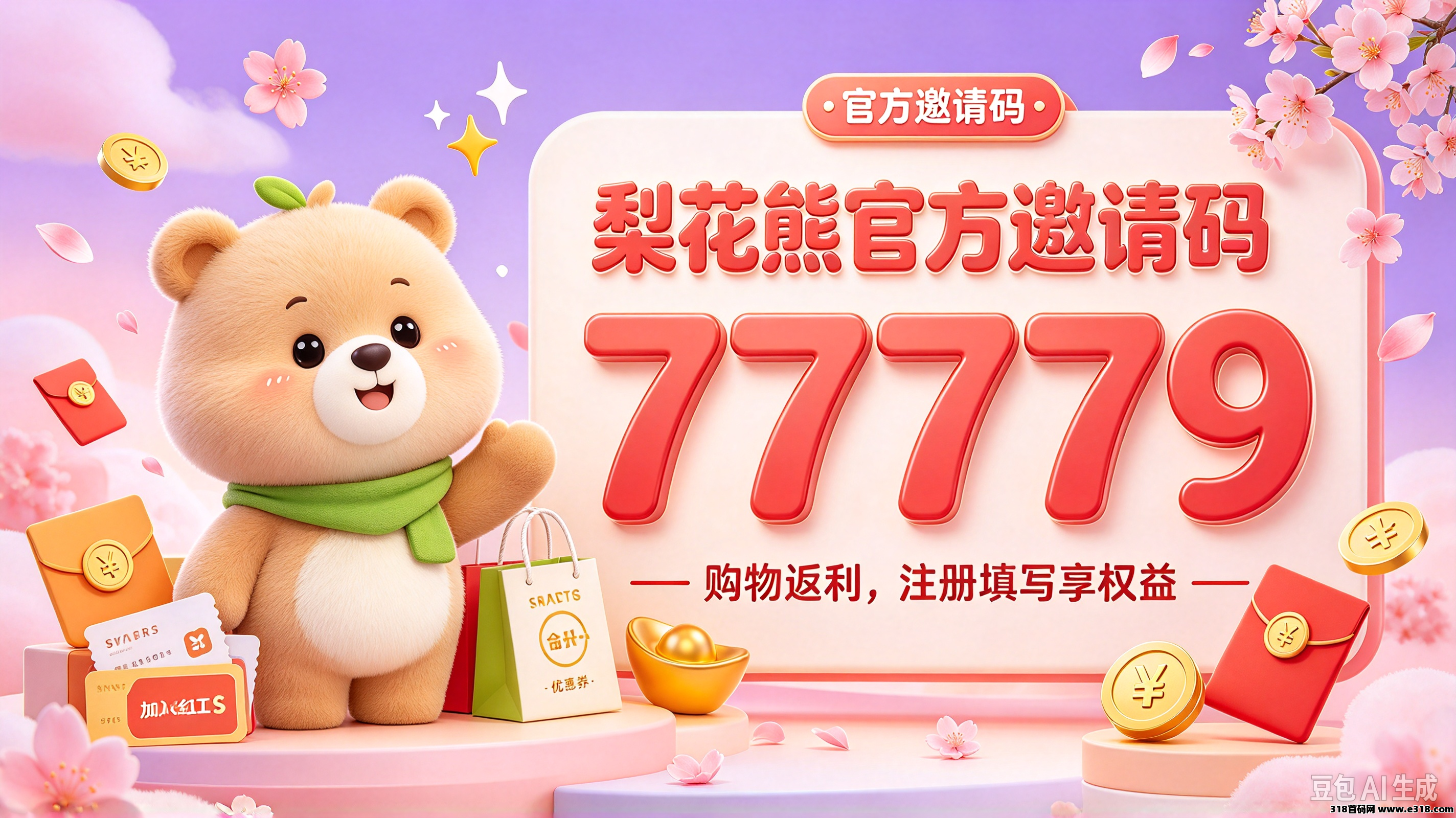 梨花熊官方邀请码，完整图文操作教程
